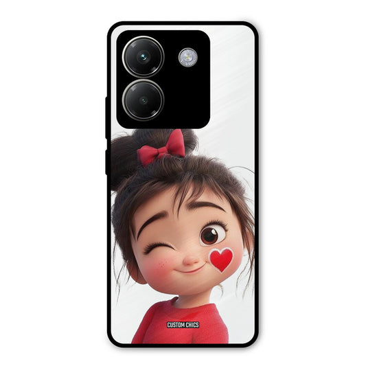 Cute Bunny Girl Poco M7 Pro Mobile Back Cover - Cute PrintShield Case