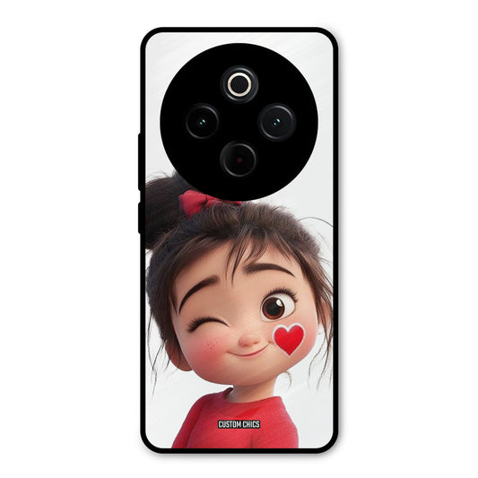 Cute Bunny Girl iQoo Z10 Mobile Back Cover - Cute PrintShield Case