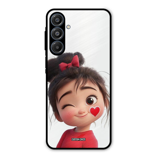 Cute Bunny Girl Samsung Galaxy A16 5G Mobile Back Cover - Cute PrintShield Case