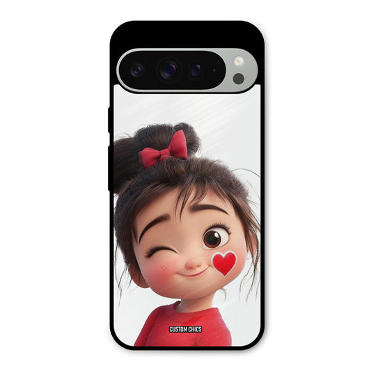 Cute Bunny Girl Google Pixel 9 Pro XL Mobile Back Cover - Cute PrintShield Case
