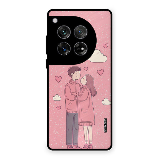 Cute Couple Together OnePlus 12 Mobile Back Cover - Cute PrintShield Case