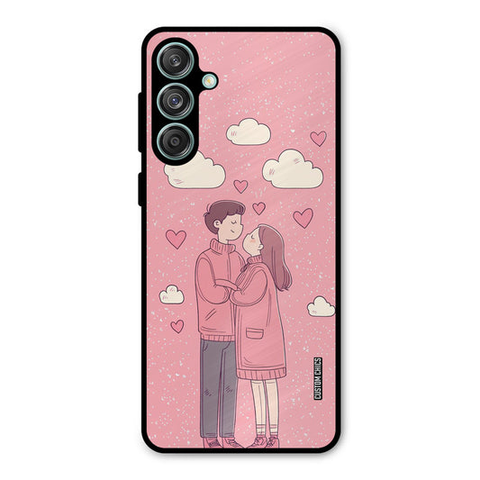 Cute Couple Together Samsung Galaxy M55 5G Mobile Back Cover - Cute PrintShield Case