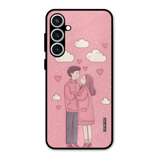 Cute Couple Together Samsung Galaxy S23 Mobile Back Cover - Cute PrintShield Case