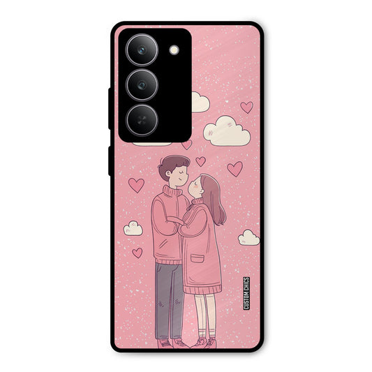 Cute Couple Together Realme 14x Mobile Back Cover - Cute PrintShield Case