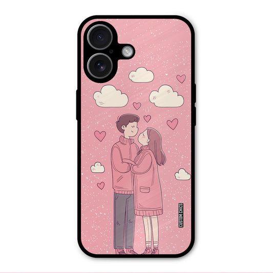 Cute Couple Together iPhone 17 Mobile Back Cover - Cute PrintShield Case