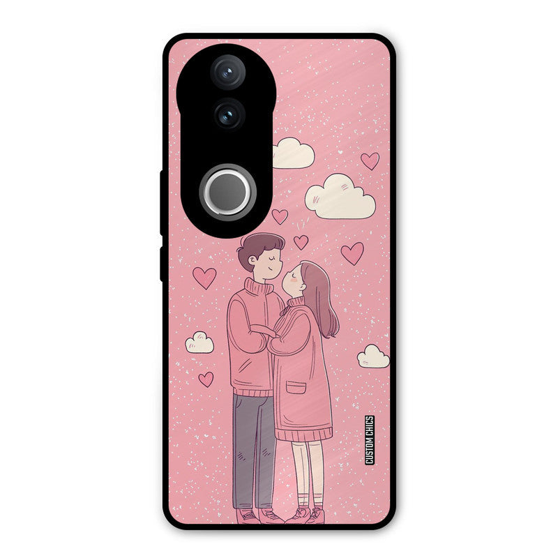 Cute Couple Together iQOO Z10R Mobile Back Cover - Cute PrintShield Case
