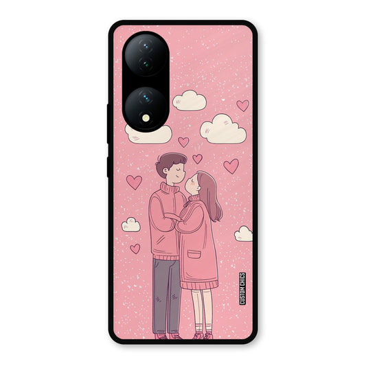 Cute Couple Together Vivo Y100 Mobile Back Cover - Cute PrintShield Case