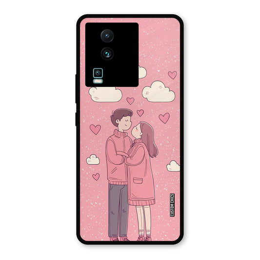Cute Couple Together IQOO Neo 7 Mobile Back Cover - Cute PrintShield Case