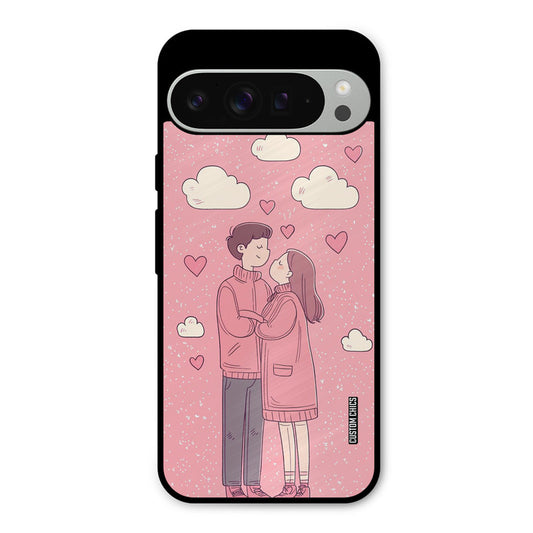 Cute Couple Together Google Pixel 9 Pro XL Mobile Back Cover - Cute PrintShield Case