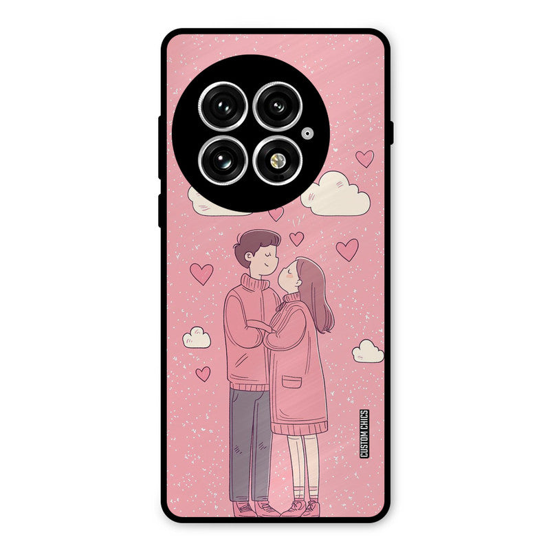 Cute Couple Together Oneplus 13 Mobile Back Cover - Cute PrintShield Case