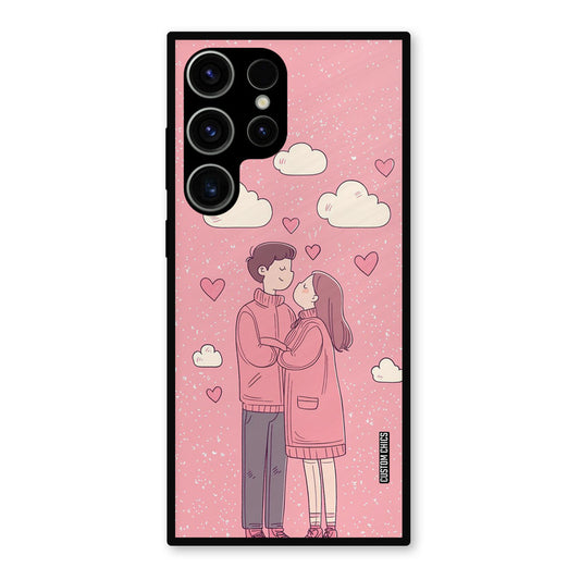 Cute Couple Together Samsung Galaxy S23 Ultra Mobile Back Cover - Cute PrintShield Case