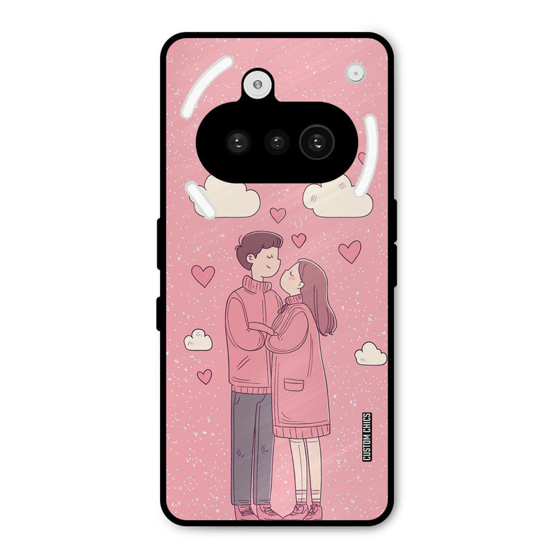 Cute Couple Together Nothing Phone 3A Mobile Back Cover - Cute PrintShield Case