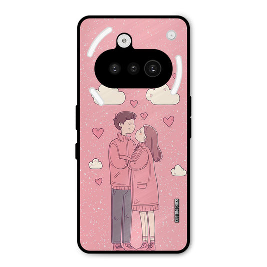 Cute Couple Together Nothing Phone 3A Mobile Back Cover - Cute PrintShield Case