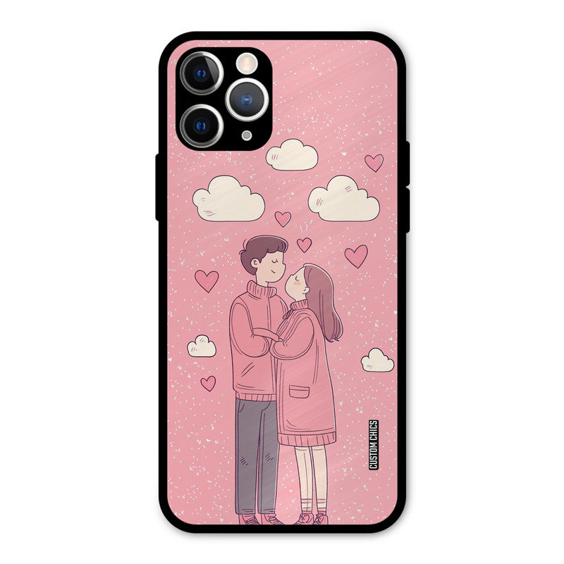 Cute Couple Together iPhone 11 Pro Max Mobile Back Cover - Cute PrintShield Case