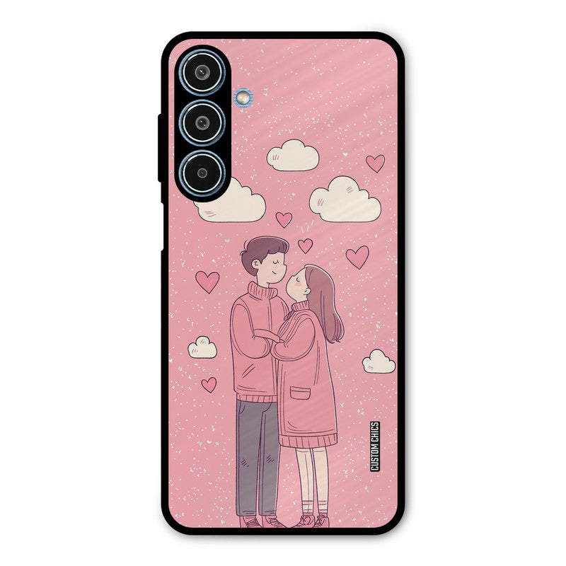 Cute Couple Together Samsung Galaxy M35 5G Mobile Back Cover - Cute PrintShield Case