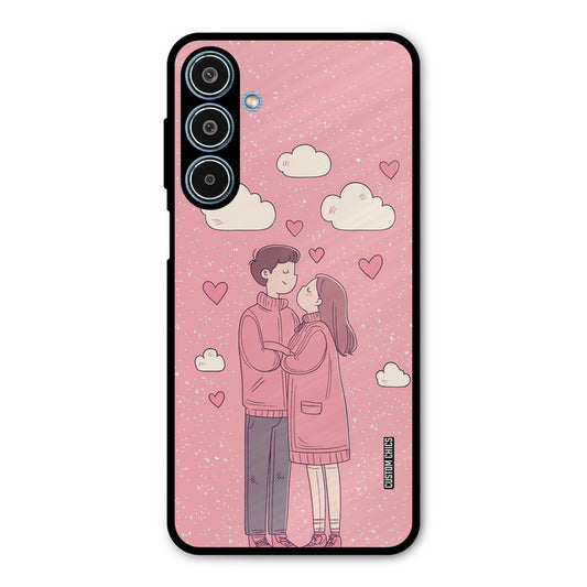Cute Couple Together Samsung Galaxy M35 5G Mobile Back Cover - Cute PrintShield Case