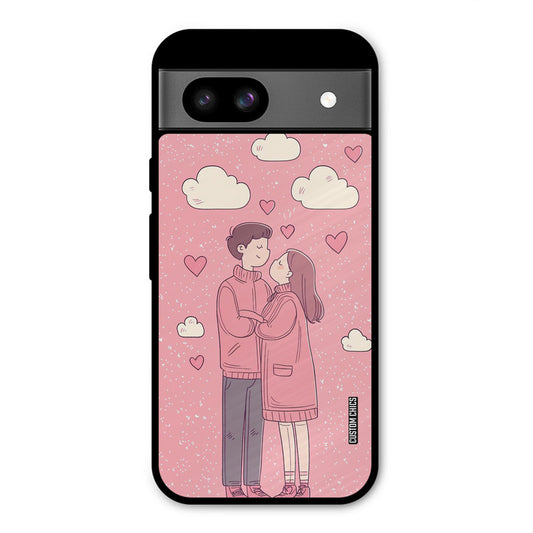 Cute Couple Together Google Pixel 8a Mobile Back Cover - Cute PrintShield Case