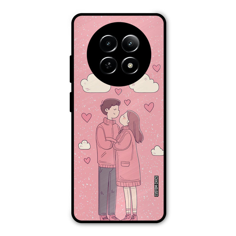 Cute Couple Together Realme Narzo N65 Mobile Back Cover - Cute PrintShield Case