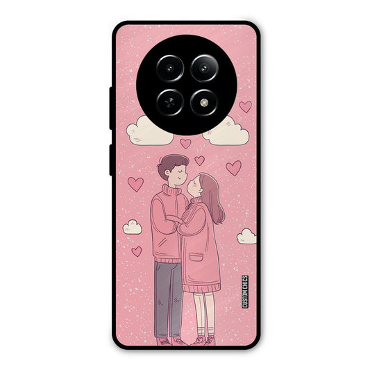 Cute Couple Together Realme Narzo N65 Mobile Back Cover - Cute PrintShield Case