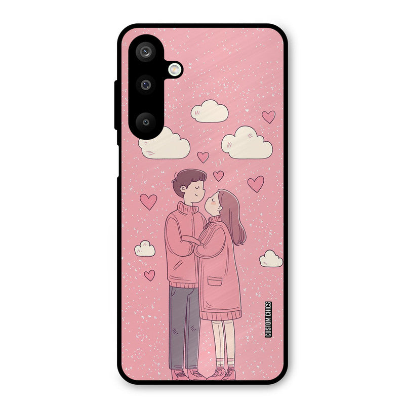 Cute Couple Together Samsung Galaxy M16 Mobile Back Cover - Cute PrintShield Case