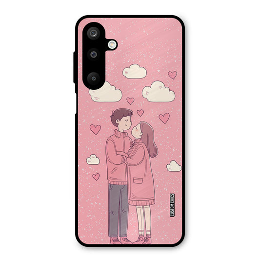 Cute Couple Together Samsung Galaxy M16 Mobile Back Cover - Cute PrintShield Case