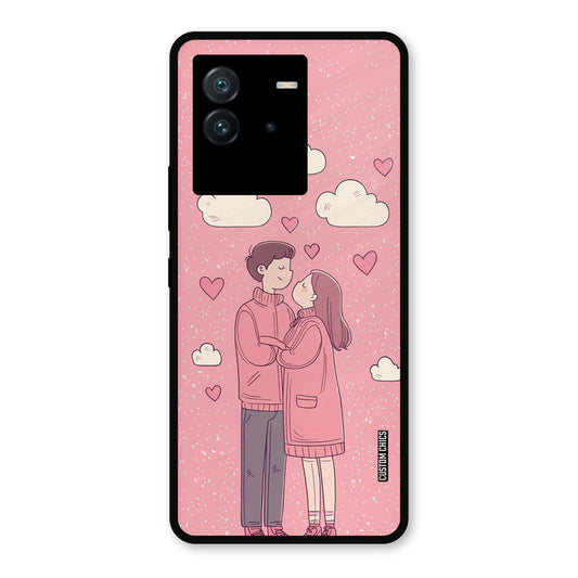 Cute Couple Together iQoo Neo 6 Mobile Back Cover - Cute PrintShield Case