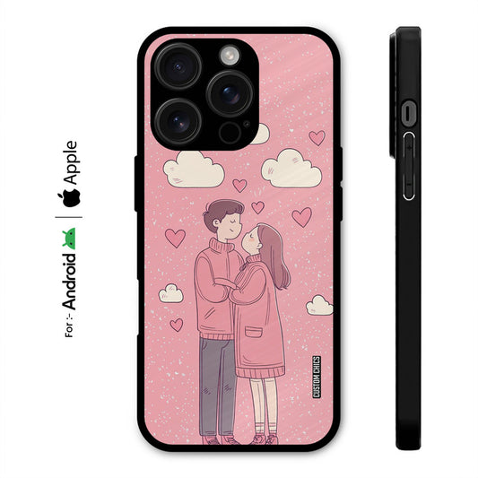 Cute Couple Together Case – Premium PrintShield Mobile Cover