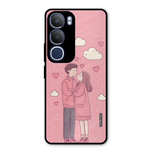 Cute Couple Together Vivo Y29 Mobile Back Cover - Cute PrintShield Case