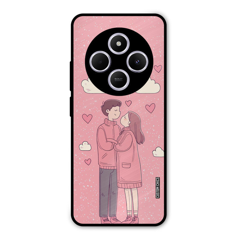 Cute Couple Together Poco M7 Mobile Back Cover - Cute PrintShield Case