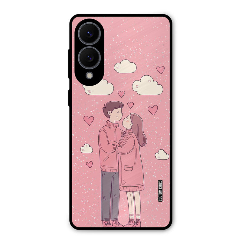 Cute Couple Together Samsung Galaxy S25 Edge Mobile Back Cover - Cute PrintShield Case