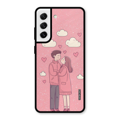 Cute Couple Together Samsung Galaxy S21 FE 5G Mobile Back Cover - Cute PrintShield Case