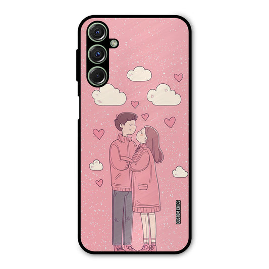 Cute Couple Together Samsung Galaxy M34 Mobile Back Cover - Cute PrintShield Case