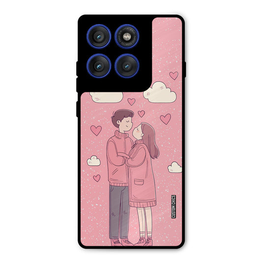 Cute Couple Together Motorola Edge 60 Pro Mobile Back Cover - Cute PrintShield Case