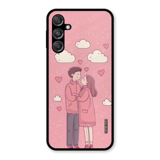 Cute Couple Together Samsung Galaxy M34 5G Mobile Back Cover - Cute PrintShield Case