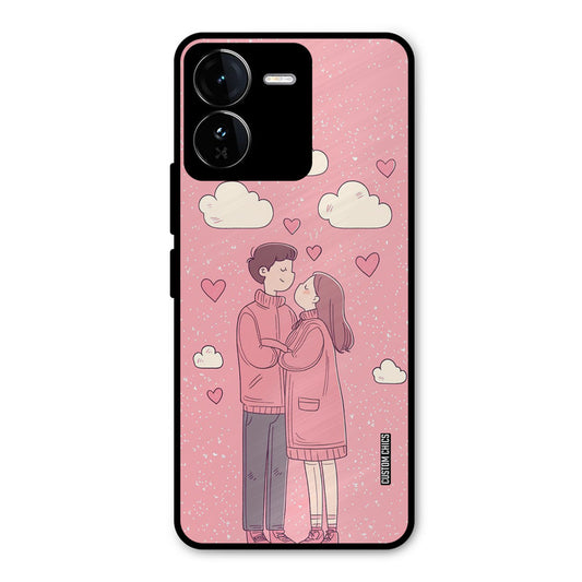Cute Couple Together iQOO Z9 Mobile Back Cover - Cute PrintShield Case