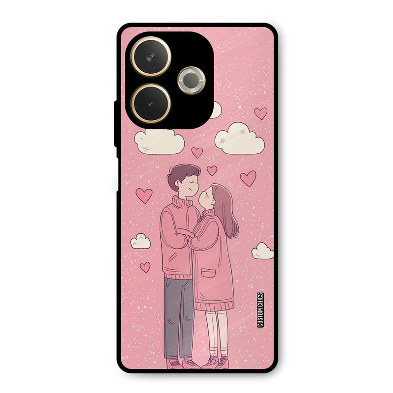 Cute Couple Together Oppo A5 Pro Mobile Back Cover - Cute PrintShield Case