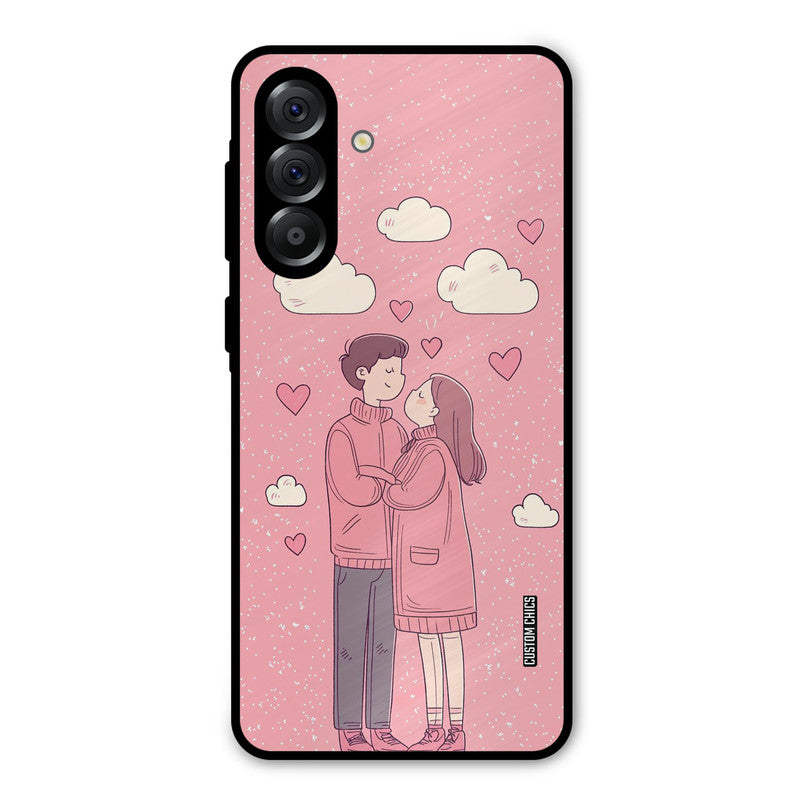 Cute Couple Together Samsung Galaxy A36 Mobile Back Cover - Cute PrintShield Case