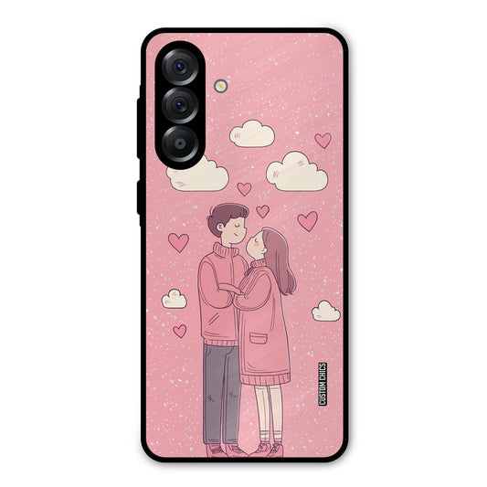 Cute Couple Together Samsung Galaxy A36 Mobile Back Cover - Cute PrintShield Case