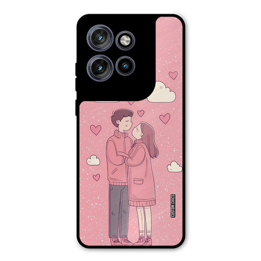 Cute Couple Together Motorola Edge 50 Neo Mobile Back Cover - Cute PrintShield Case