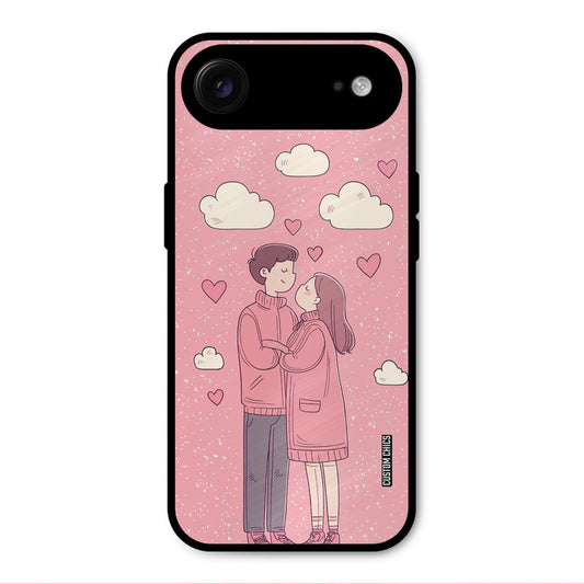 Cute Couple Together iPhone Air Mobile Back Cover - Cute PrintShield Case