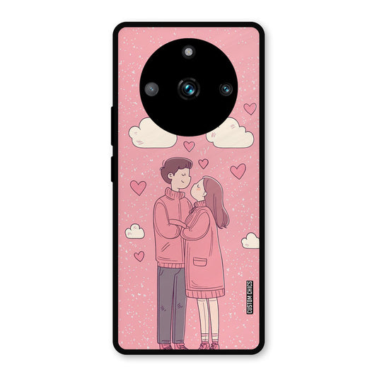 Cute Couple Together Realme 11 Pro Plus Mobile Back Cover - Cute PrintShield Case