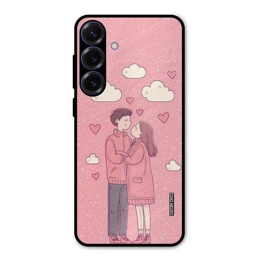 Cute Couple Together Samsung Galaxy S25 Plus Mobile Back Cover - Cute PrintShield Case