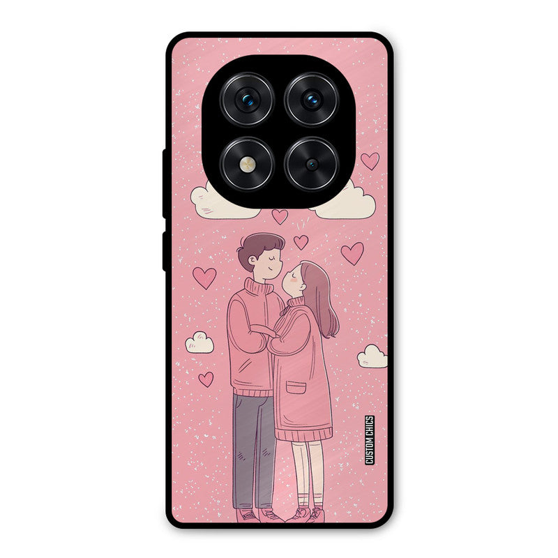 Cute Couple Together Redmi Note 14 Pro Mobile Back Cover - Cute PrintShield Case
