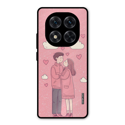 Cute Couple Together Redmi Note 14 Pro Mobile Back Cover - Cute PrintShield Case