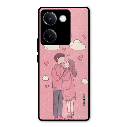 Cute Couple Together Vivo Y300 Plus Mobile Back Cover - Cute PrintShield Case