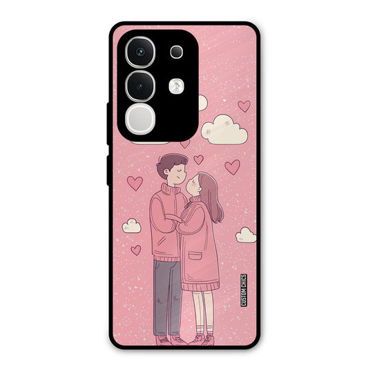 Cute Couple Together Vivo T4x Mobile Back Cover - Cute PrintShield Case