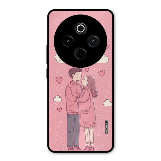 Cute Couple Together iQoo Z10 Mobile Back Cover - Cute PrintShield Case