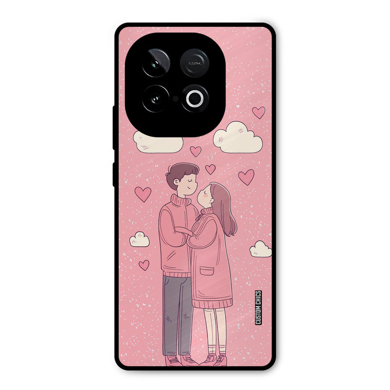 Cute Couple Together iQOO Neo 10 Mobile Back Cover - Cute PrintShield Case