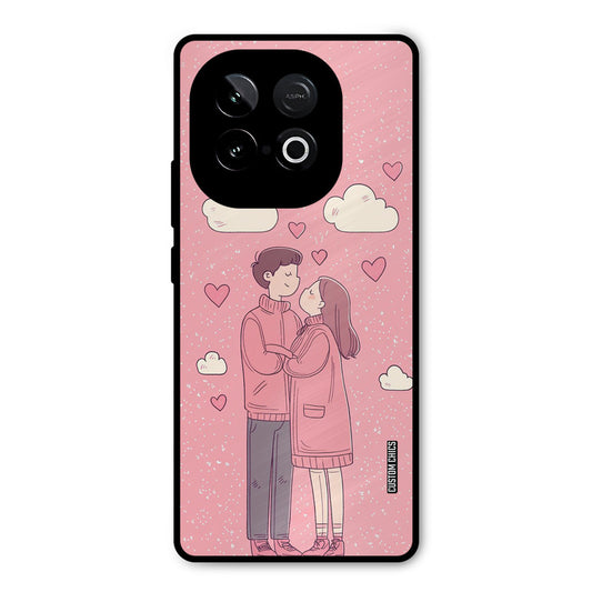 Cute Couple Together iQOO Neo 10 Mobile Back Cover - Cute PrintShield Case