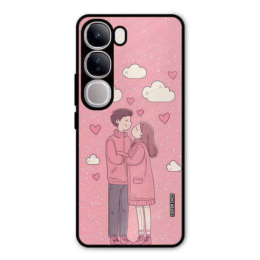 Cute Couple Together Vivo Y300 Mobile Back Cover - Cute PrintShield Case